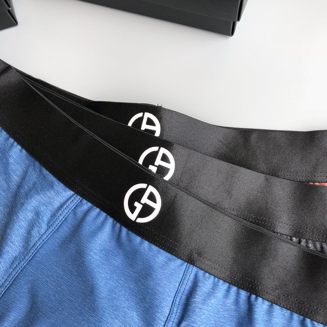 Emporio Armani Black Boxed Circle Monogram Boxer Briefs, image 5