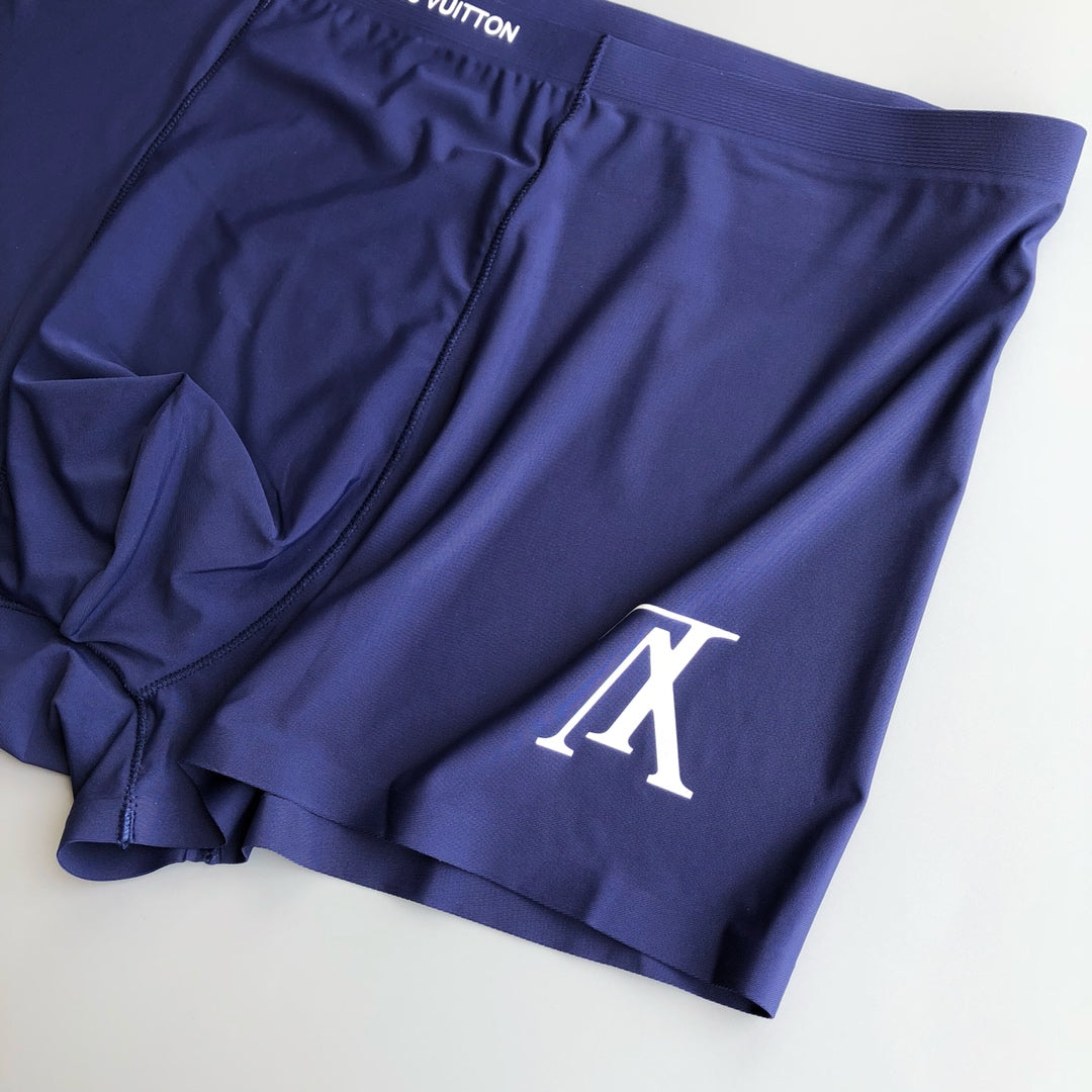 Louis Vuitton Blue White Black Small Monogram Boxer Briefs, image 8