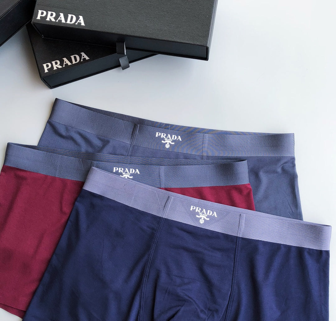 Prada Boxed Colourful Repeated Small Birds Boxer Briefs, image 3