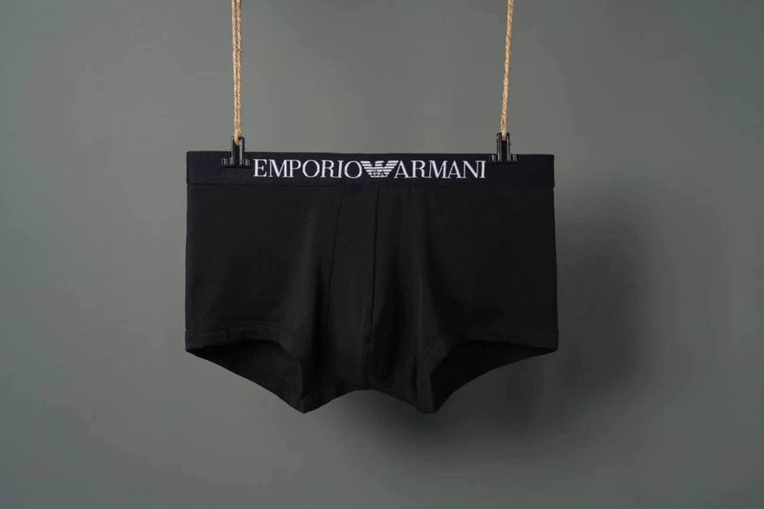 Emporio Armani Orange Black White Flat Lay Boxer Briefs, image 2