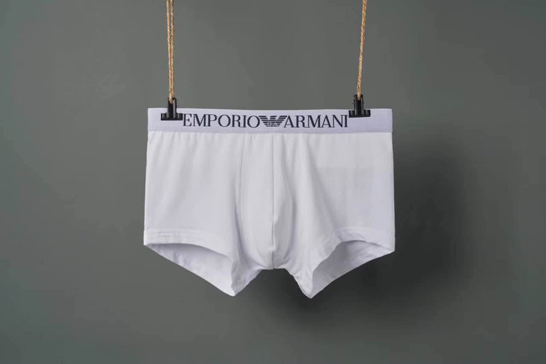 Emporio Armani Orange Black White Flat Lay Boxer Briefs, image 4