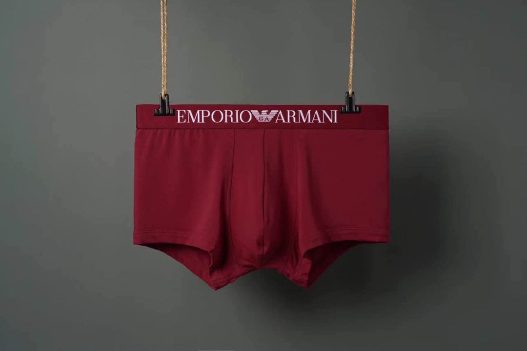 Emporio Armani Orange Black White Flat Lay Boxer Briefs, image 5