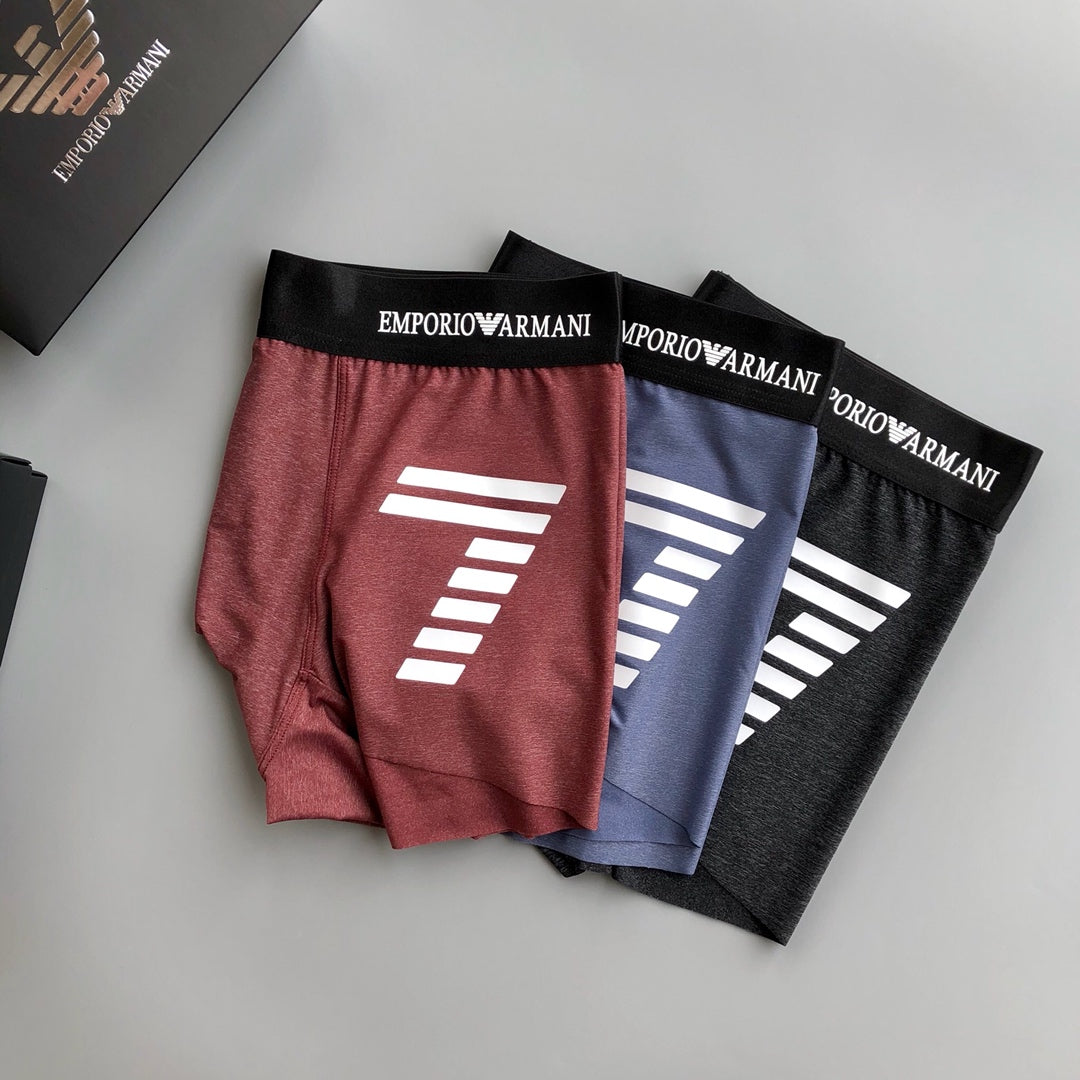Emporio Armani Muted Bold Diagonal Wing Boxer Briefs, image 4