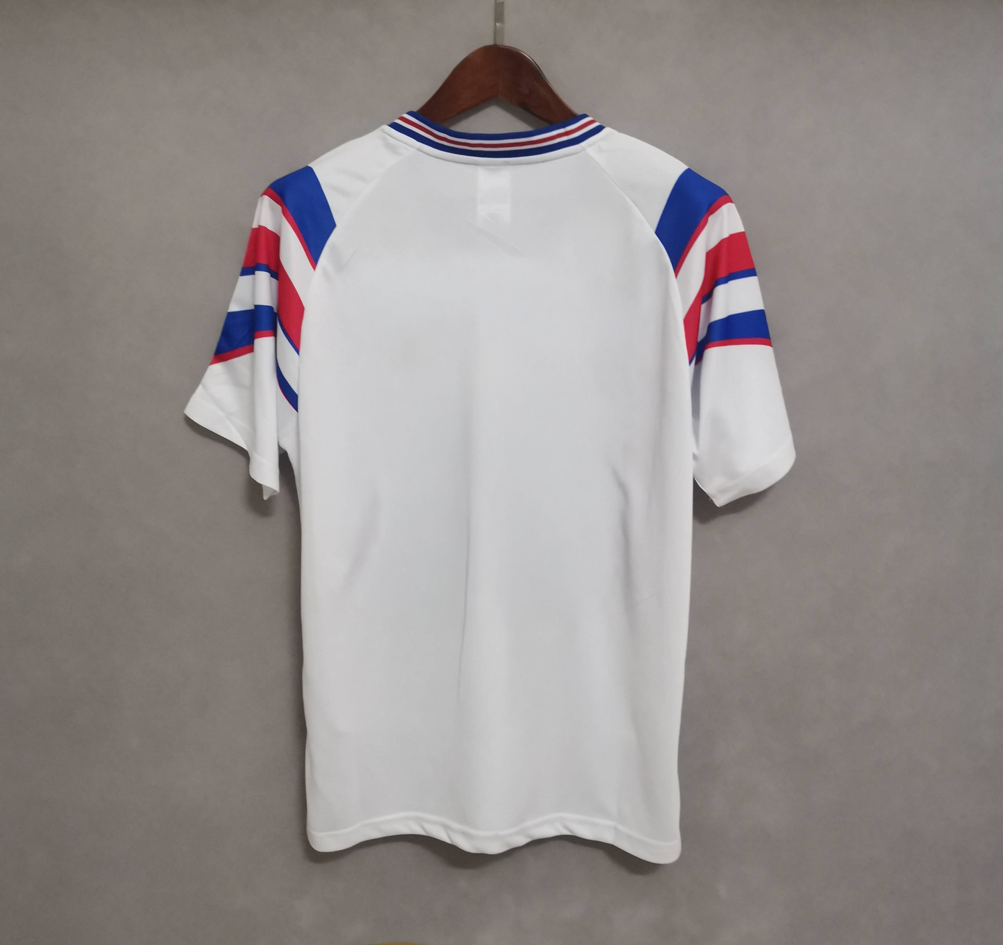 France 1996 Away Retro Jersey #10 – Euro 96 Adidas White Tricolour Stripe Kit | Zidane Era Les Bleus