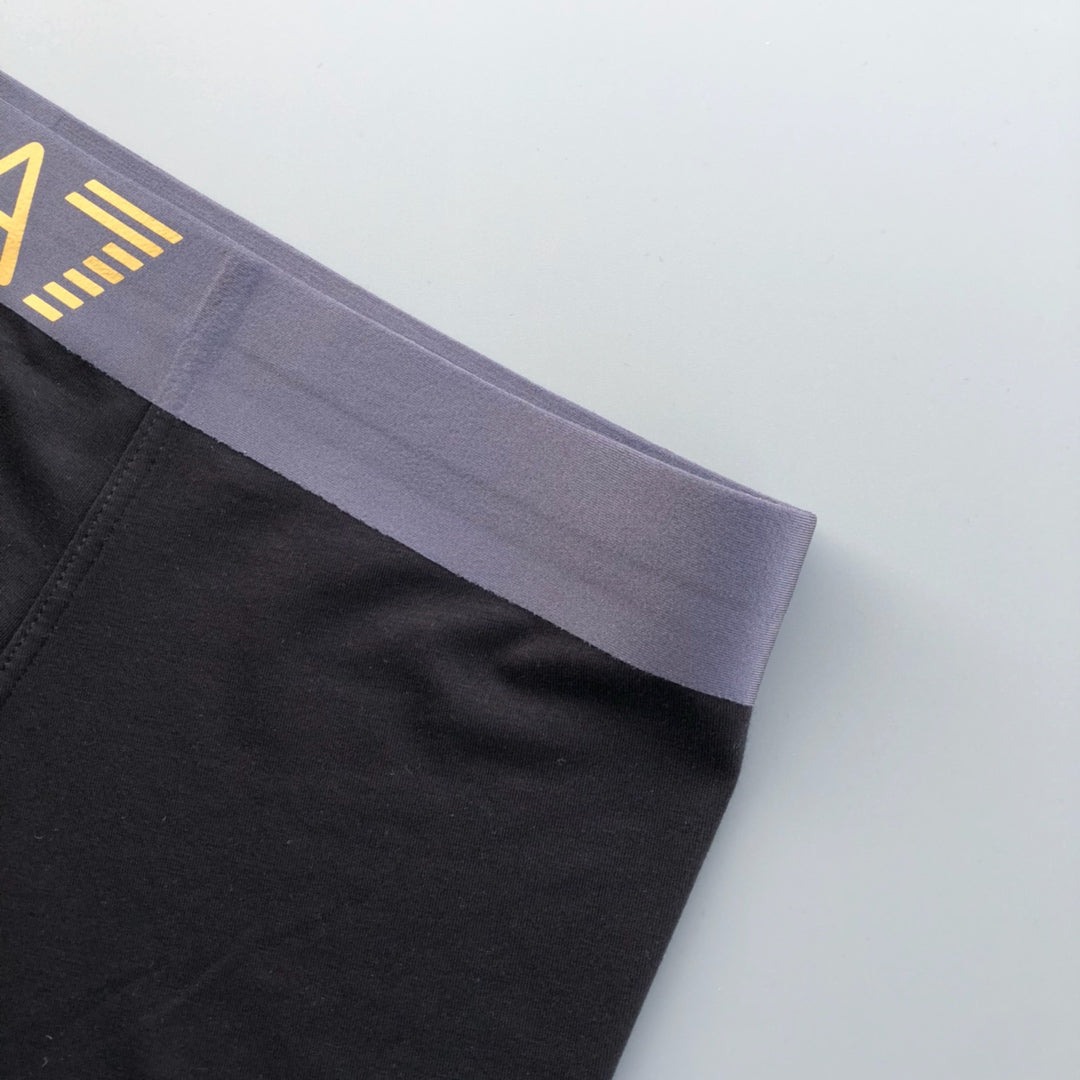 Emporio Armani Grey Blue Wide EA7 Waist Boxer Briefs, image 7