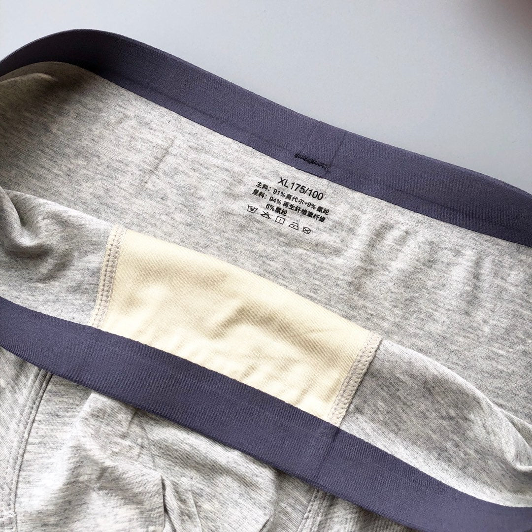 Hermès Teal Navy Grey Round Waist Marks Boxer Briefs, image 9