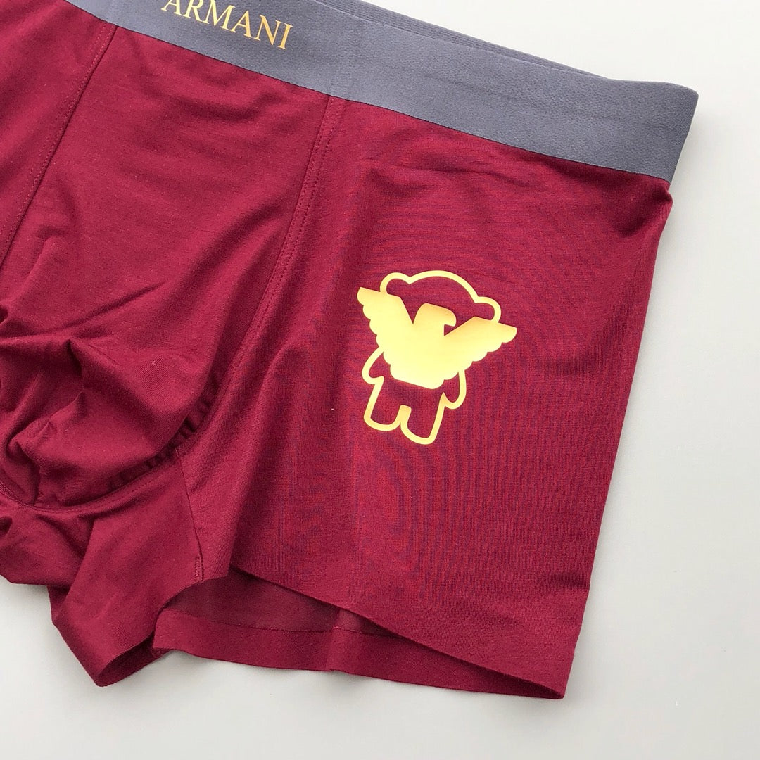 Emporio Armani Muted Folded Gold Wing Boxer Briefs, image 8