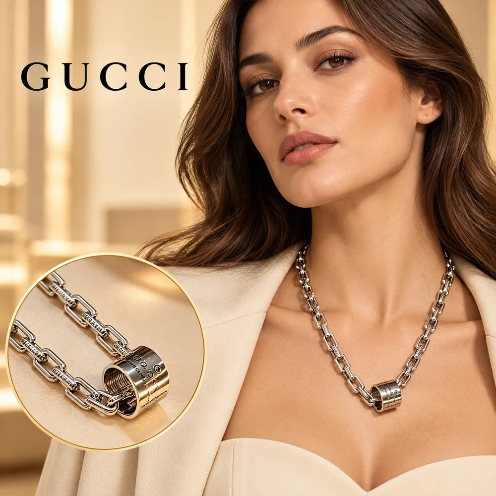 Gucci Anger Forest Chain Distressed Necklace – Gucci jewelry main image