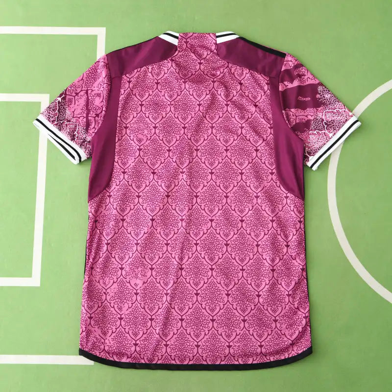 Real Madrid 2024/25 Pink Floral Pattern Concept Jersey – Islamic Art Adidas Fan Version