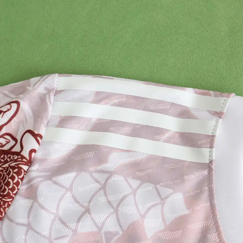 Real Madrid CF Year of the Dragon Special Edition Jersey 2024/25 – Pink Dragon Print Football Shirt