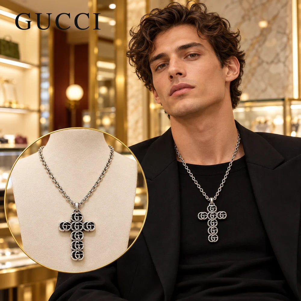 Gucci Anger Forest Chain Distressed Necklace – Style 64 - image 1