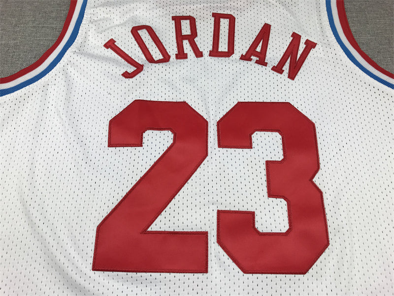 Michael Jordan #23 1991 NBA All-Star Game Mitchell & Ness White Hardwood Classics Authentic Jersey