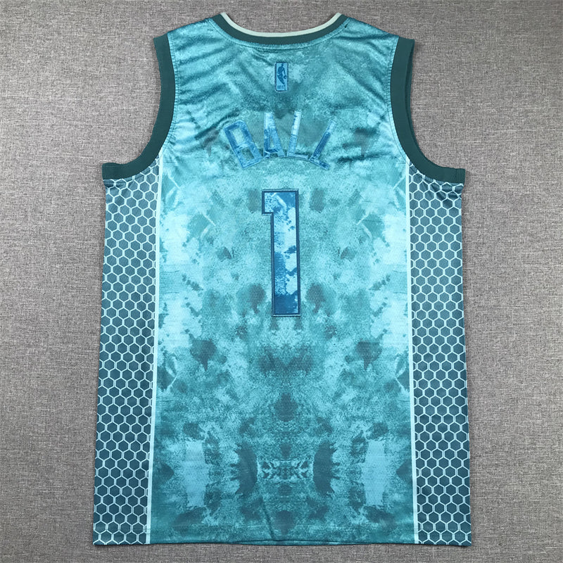 Men's Charlotte Hornets LaMelo Ball #1 Teal Select Series Swingman Jerseys