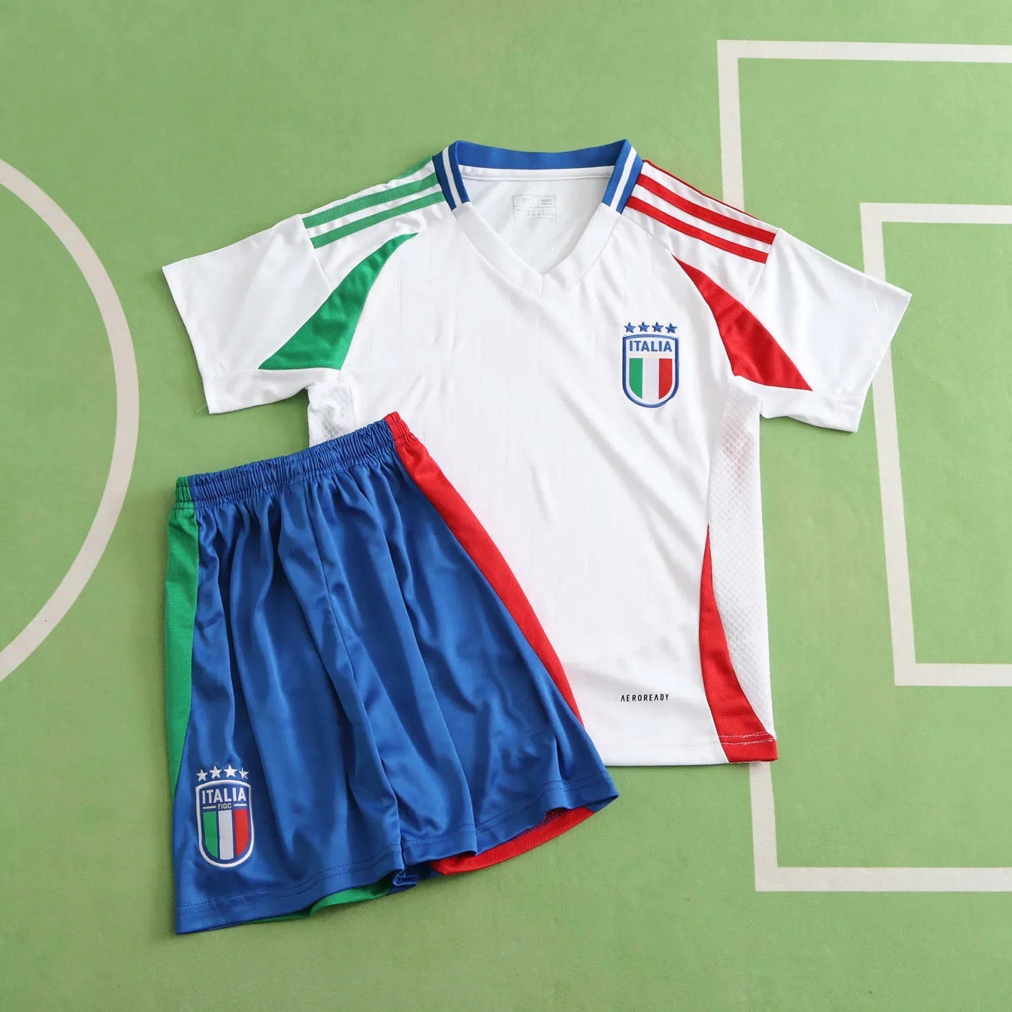 Italy National Team UEFA Nations League Away Kids Kit 2024