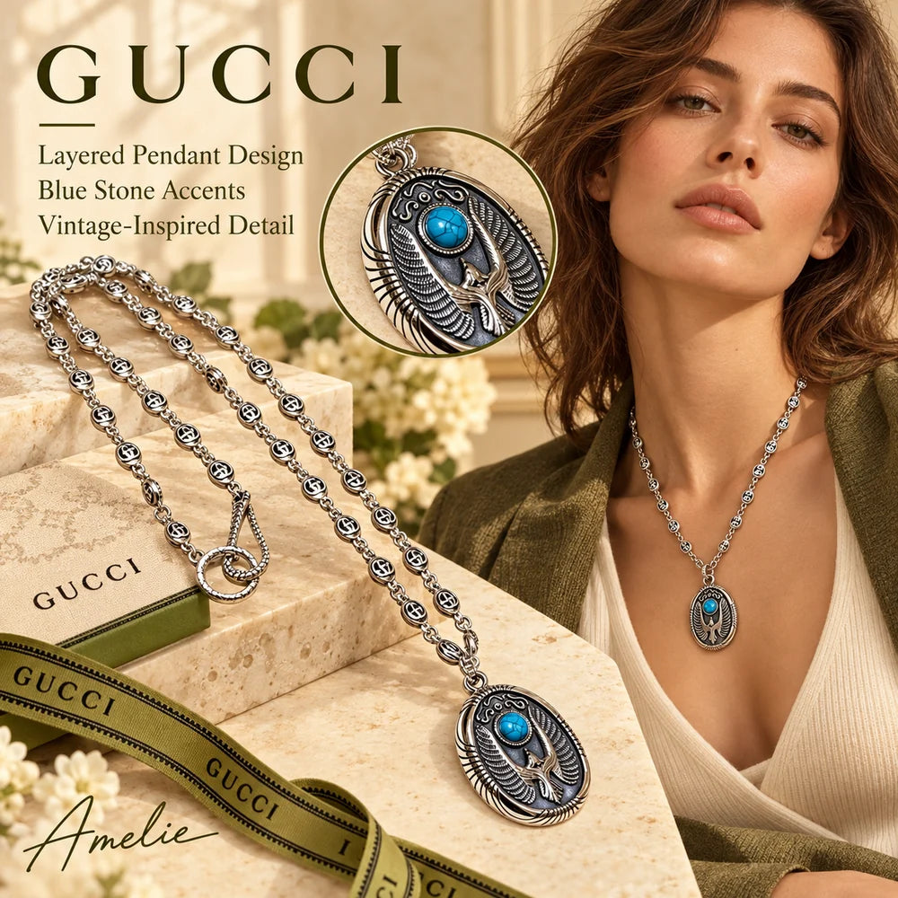 Gucci Anger Forest Chain Distressed Necklace main product image