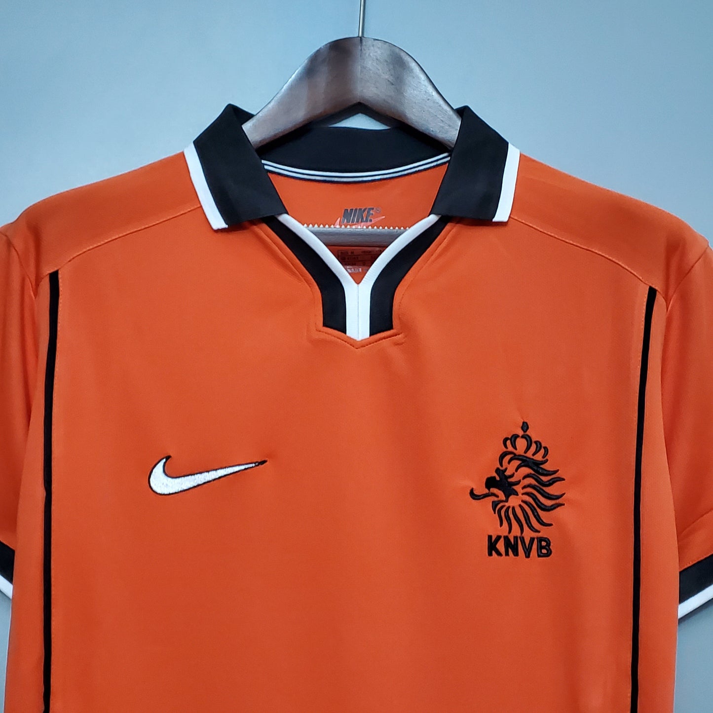 Netherlands 1998 World Cup Home Retro Soccer Jersey – Nike KNVB Bergkamp Kluivert Davids Seedorf Oranje Kit