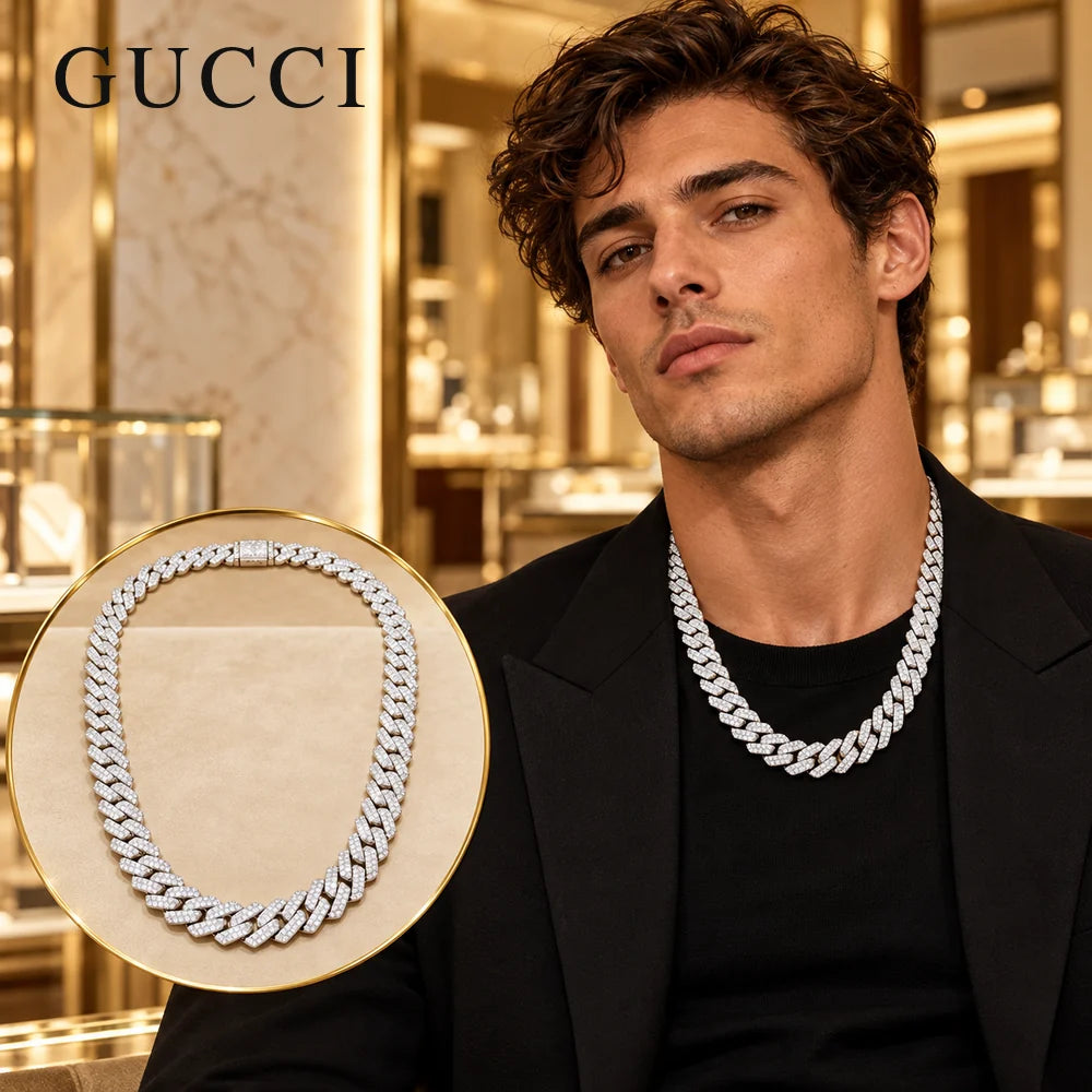 Gucci Anger Forest Pavé Crystal Chain Necklace – Style 03 - image 1