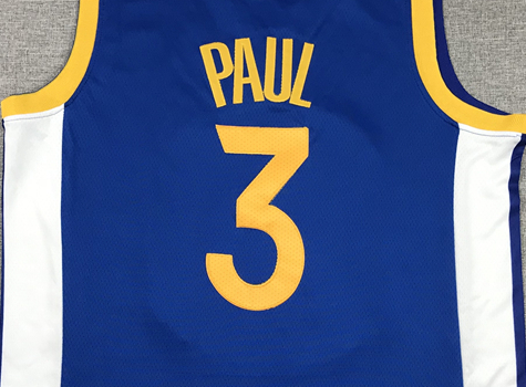 Men's Golden State Warriors Chris Paul #3 Royal Fast Break Player Jerseys - Icon Edition