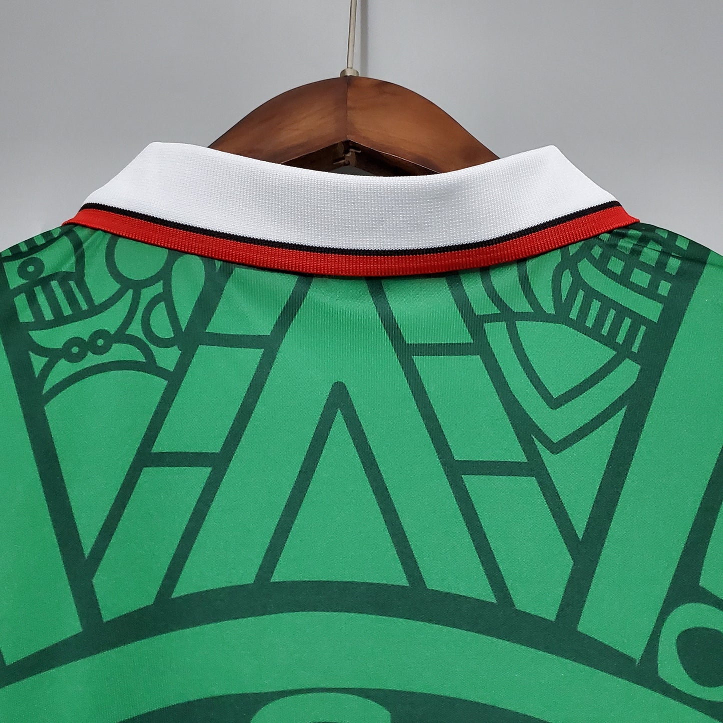 Mexico 1998 World Cup Home Retro Soccer Jersey – ABA Sport FMF Aztec Mask Márquez Hernández Kit