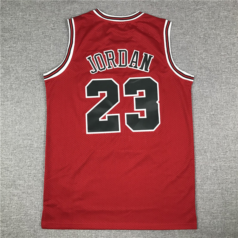 Michael Jordan #23 Chicago Bulls Mitchell & Ness Red 1997-98 Gothic Font NBA Finals Hardwood Classics Swingman Jersey