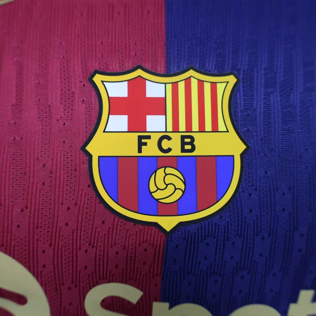 2024/25 FC Barcelona Home Player Version Jersey - Men's