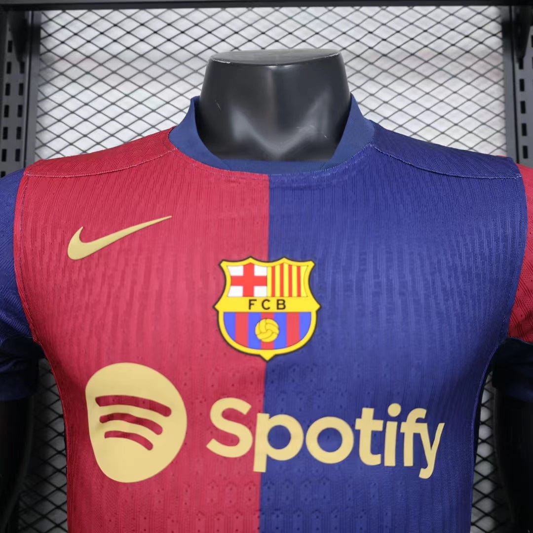 2024/25 FC Barcelona Home Player Version Jersey - Men's