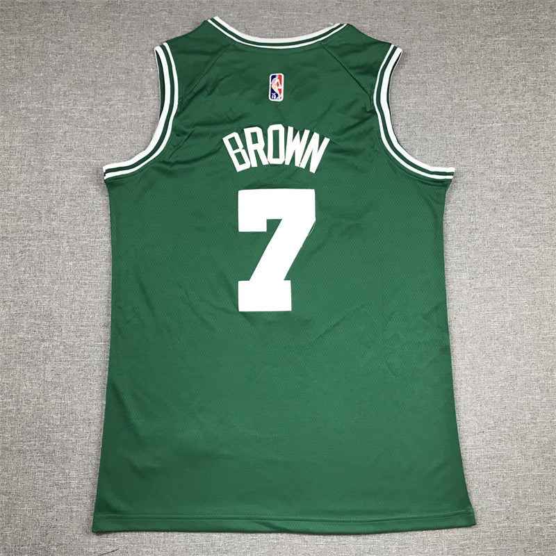 Men's Boston Celtics Jaylen Brown #7 Green Swingman Jersey – 2022/23 Icon Edition