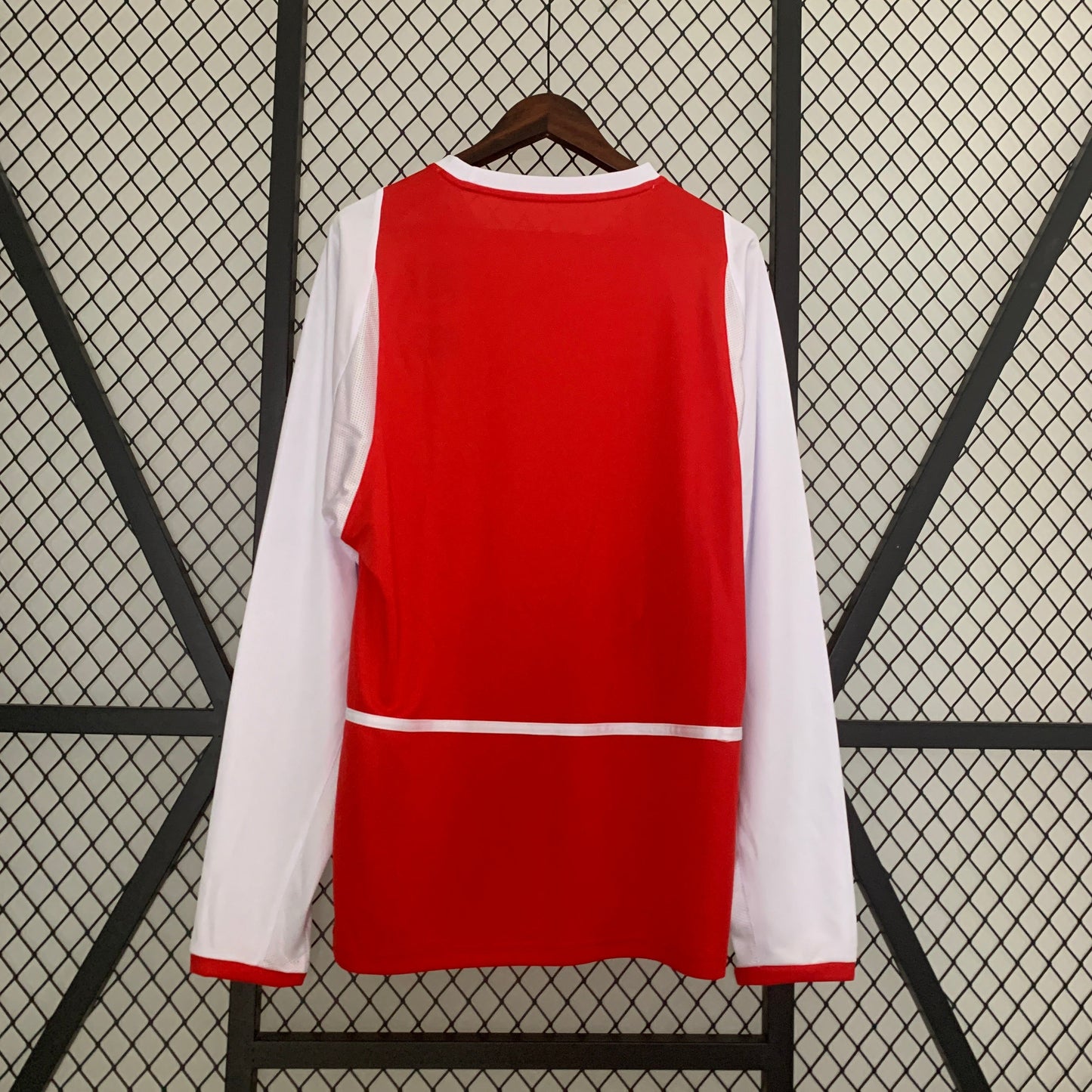 Arsenal 2002-03 Home Long-Sleeve Retro Jersey – Nike Red White O2 Henry Bergkamp Pires Ljungberg Vieira Fabregas Football Shirt
