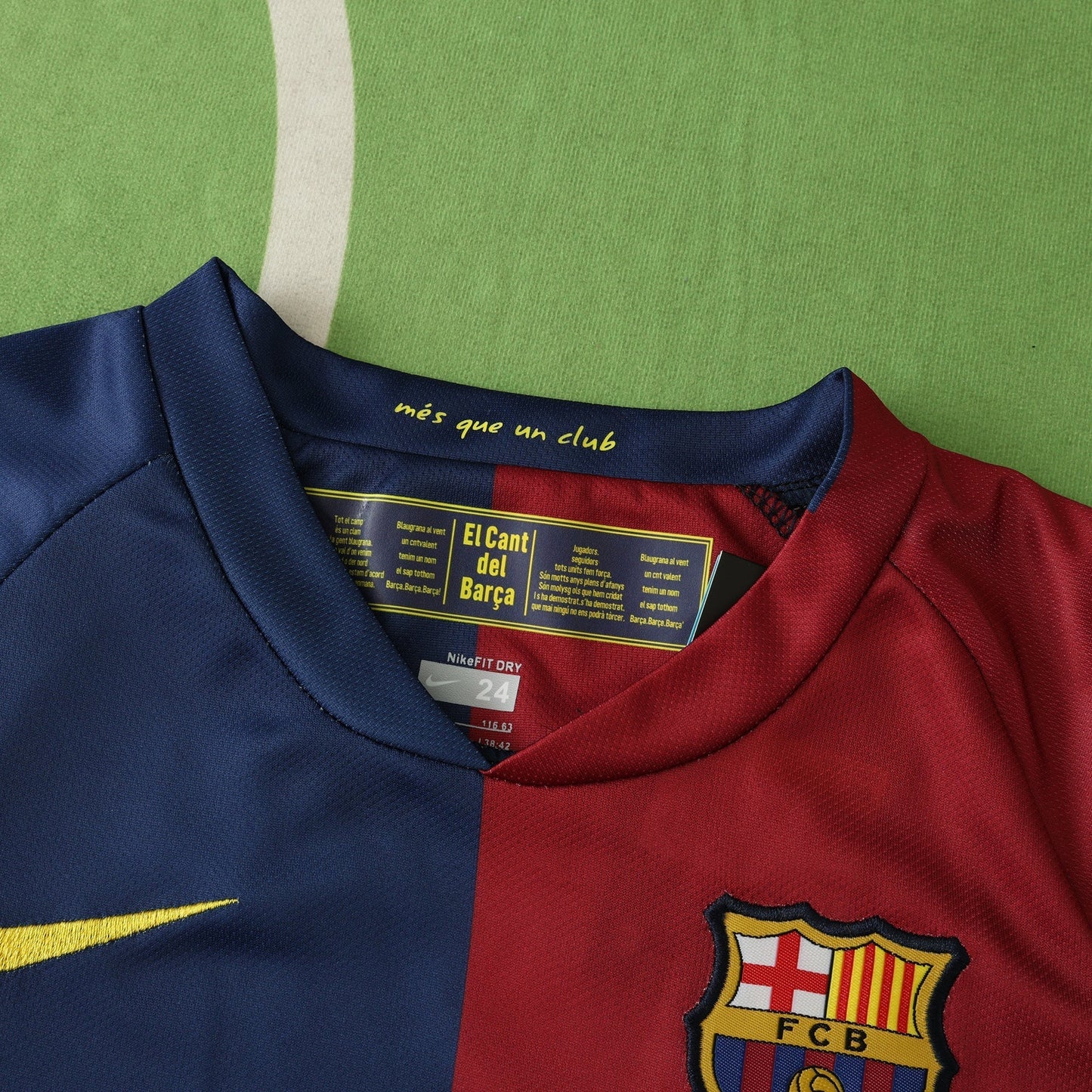 FC Barcelona Home Kids Kit 2008/09 Retro — Blue Red UNICEF Classic Children Jersey & Shorts Set