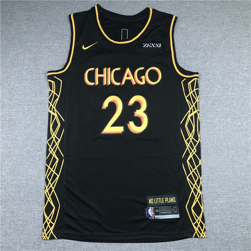 Michael Jordan #23 Chicago Bulls Nike Black 2024/25 "No Little Plans" City Edition Swingman Jersey