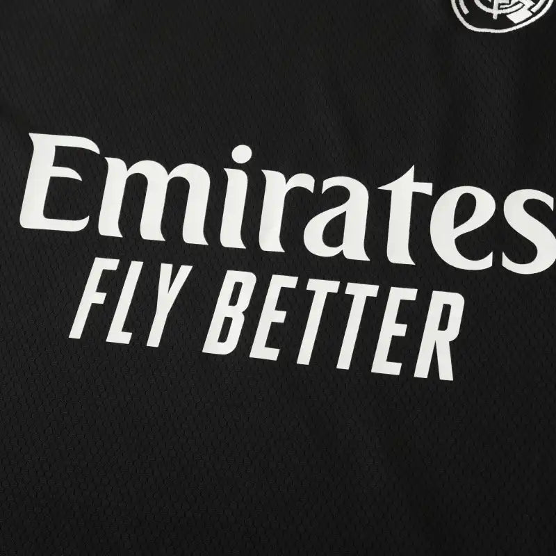 Real Madrid 2024/25 Black Training Jersey – Adidas Aeroready Fan Version