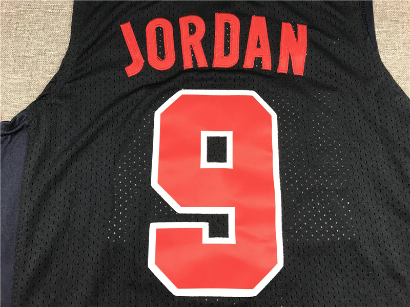 Michael Jordan #9 Team USA Nike 1992 Barcelona Olympics Dream Team Navy Road Swingman Jersey