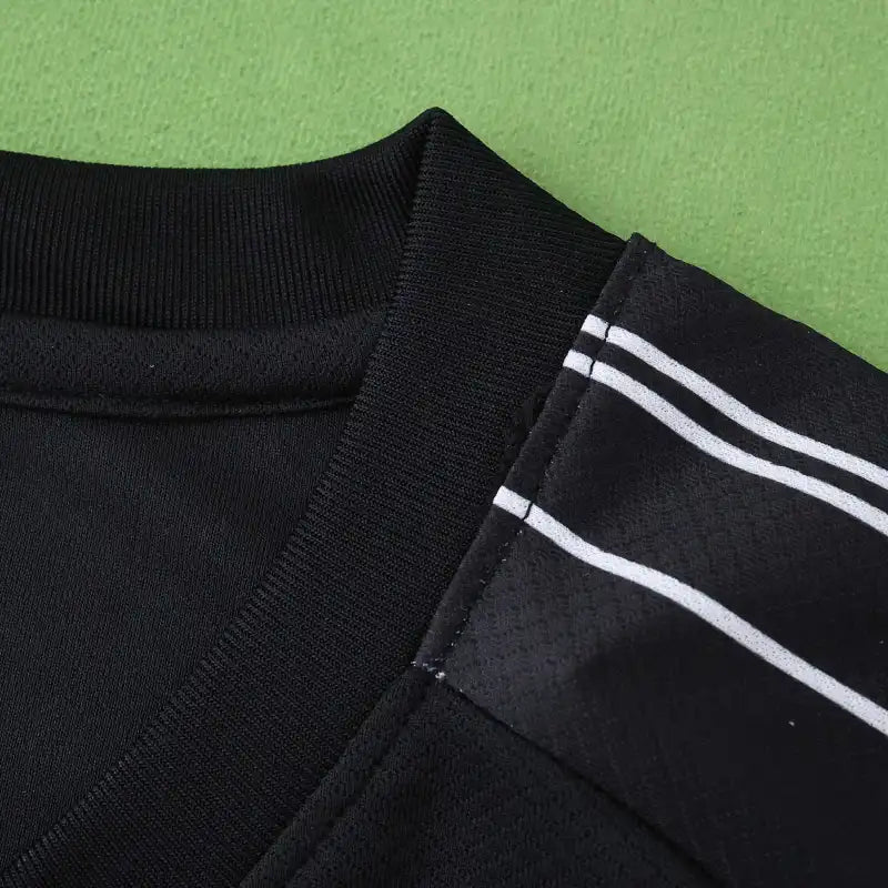 PSG 2024/25 Fourth Jersey – All Black Wing Outline Kvaratskhelia Dembélé Fan Version