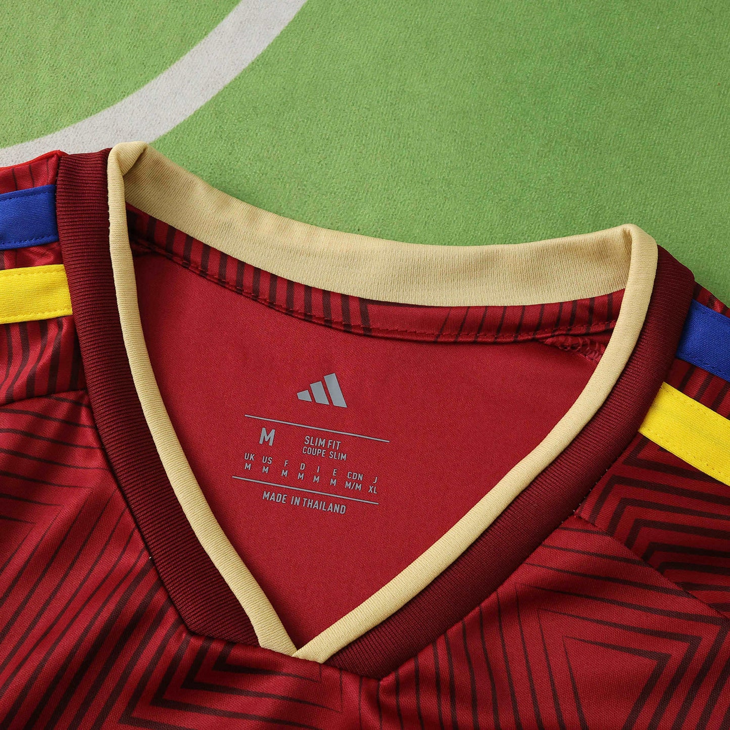 2026 FIFA World Cup Venezuela Home Jersey – La Vinotinto Deep Red Adidas Fan Kit