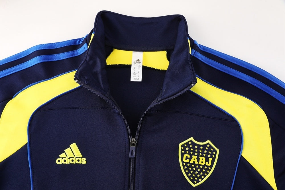 2025 Boca Juniors Navy Blue Training Tracksuit - Adidas - Men's