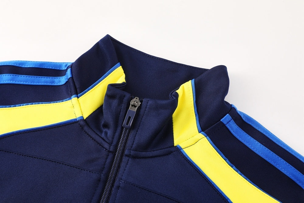 2025 Boca Juniors Navy Blue Training Tracksuit - Adidas - Men's