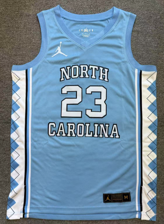 Michael Jordan #23 North Carolina Tar Heels Jordan Brand Carolina Blue Road Replica College Jersey