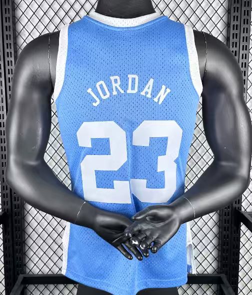 Michael Jordan #23 North Carolina Tar Heels Mitchell & Ness Carolina Blue 1983-84 Authentic College Jersey