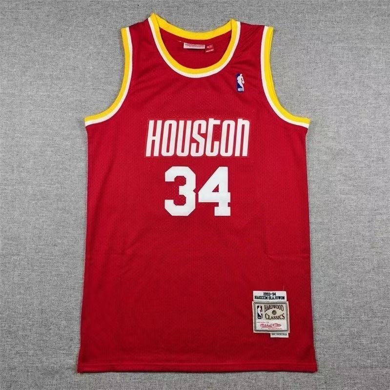 Hakeem Olajuwon Houston Rockets Throwback Jersey