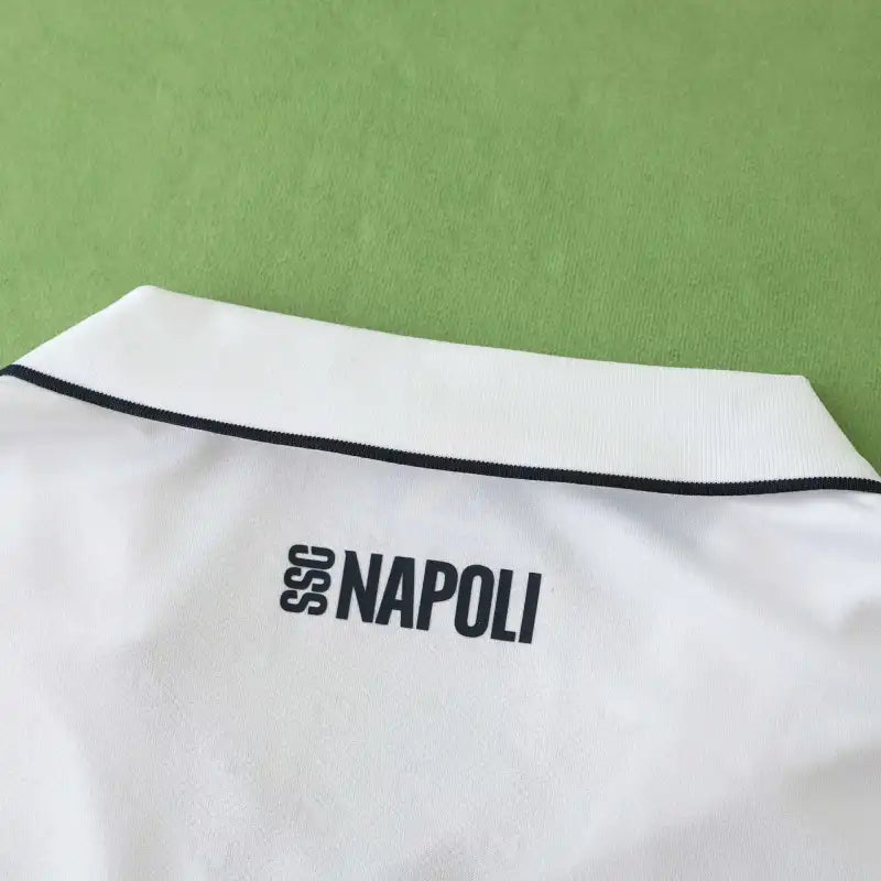 SSC Napoli Away Jersey 2024/25 – Fan Version | White & Black Football Kit