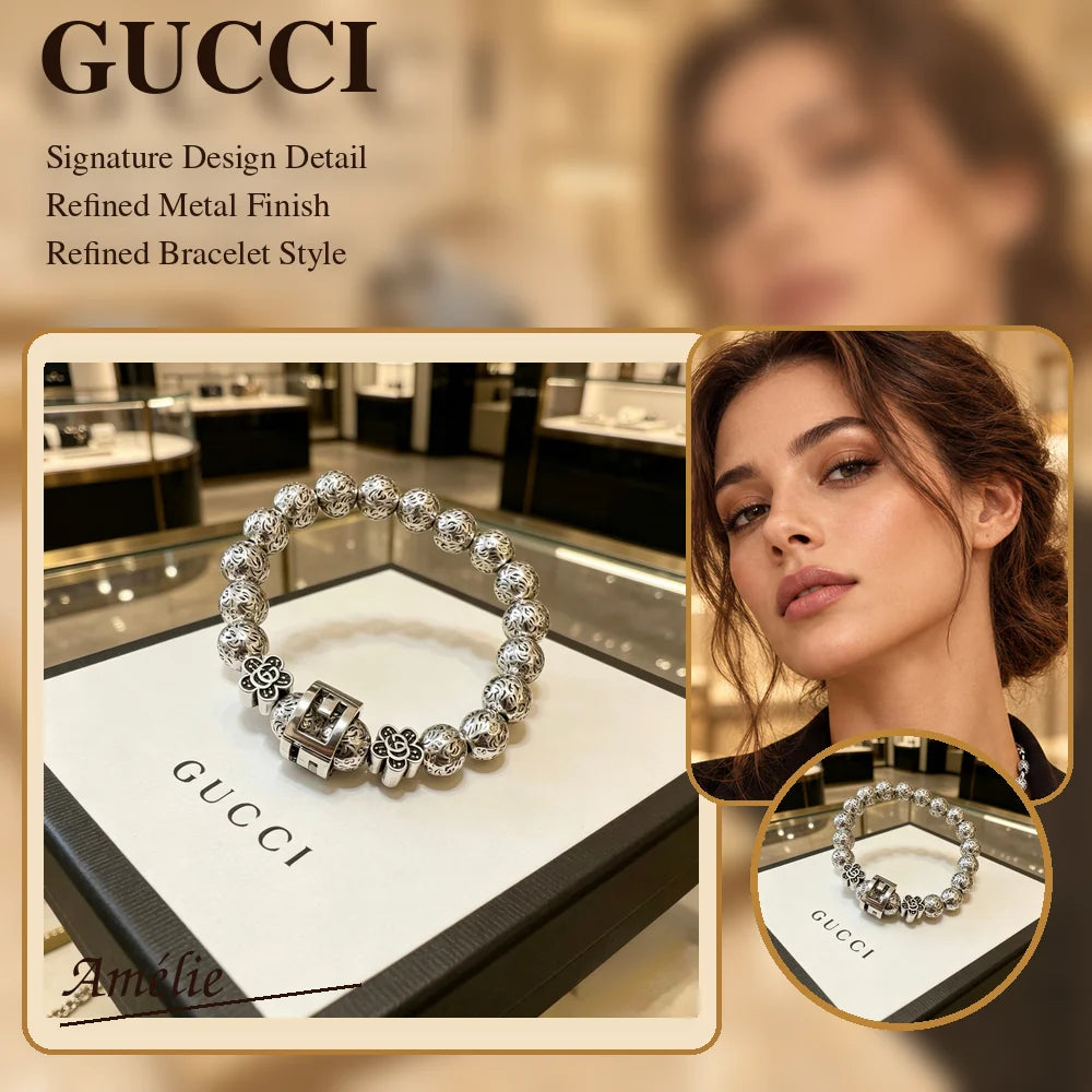 Gucci Anger Forest Distressed Vintage-Inspired Unisex Bracelet – Gucci jewelry main image