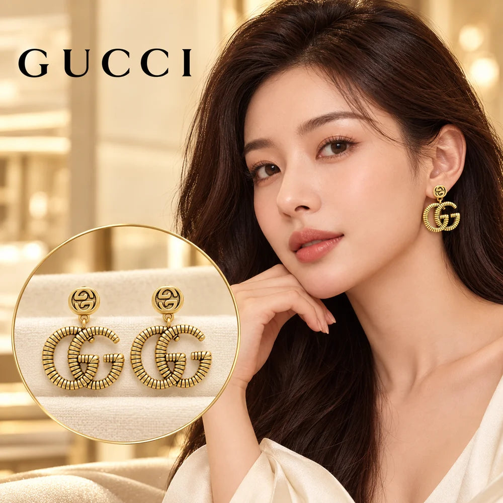 Gucci Double G Stud Earrings – Style 06 - image 1