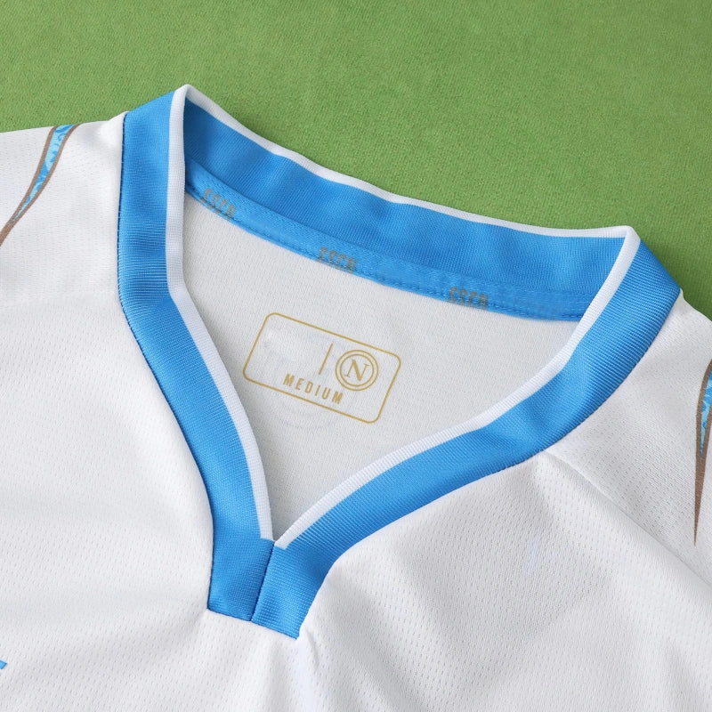 S.S.C. Napoli 25/26 Training Jersey – EA7 Fan Version (White)