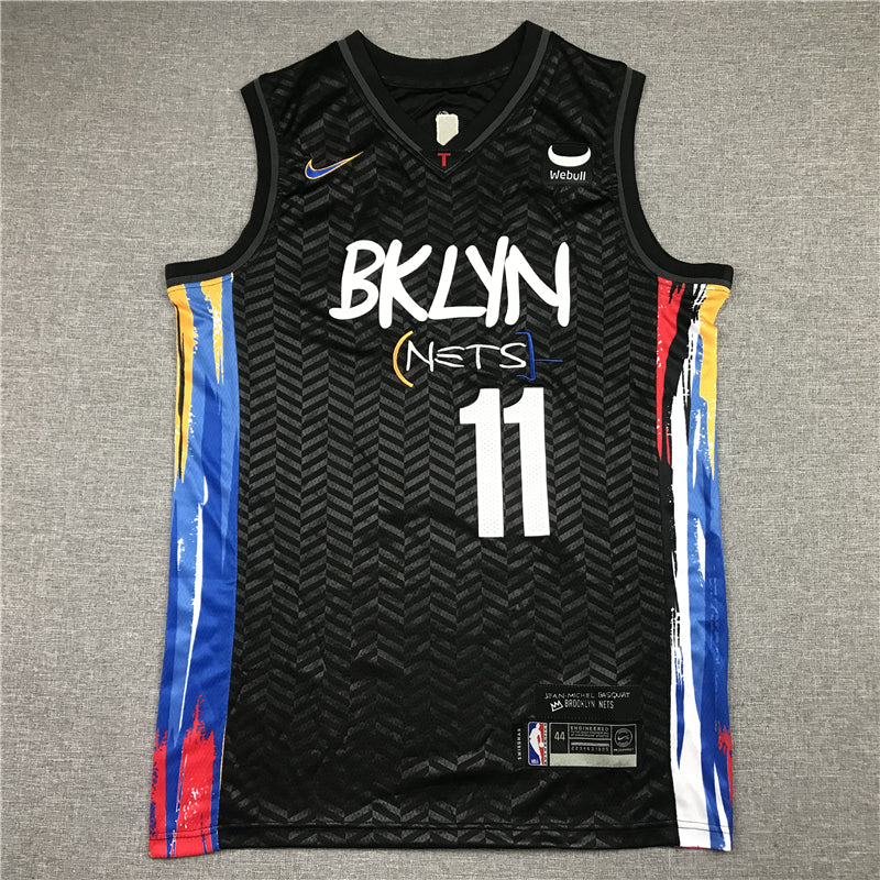 Men's Brooklyn Nets Kyrie Irving Black 2020/21 Swingman Jerseys - City Edition