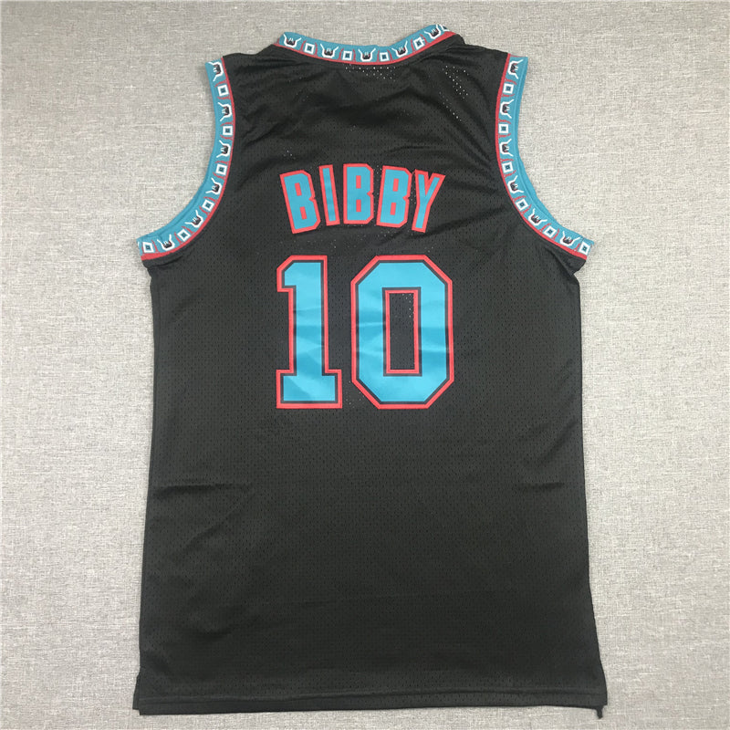 Men's Memphis Grizzlies Mike Bibby #10 Black Classics Swingman Jerseys