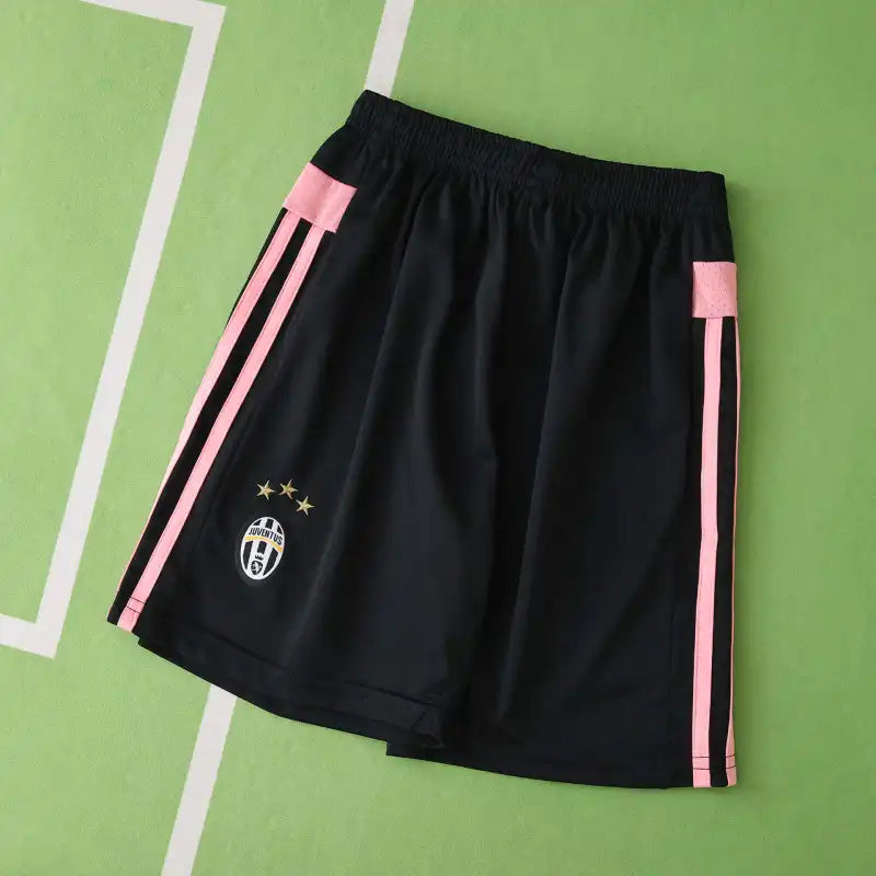 Juventus F.C. Away Retro Kids Kit 2015/16 — Pink Jeep Jersey & Shorts Set