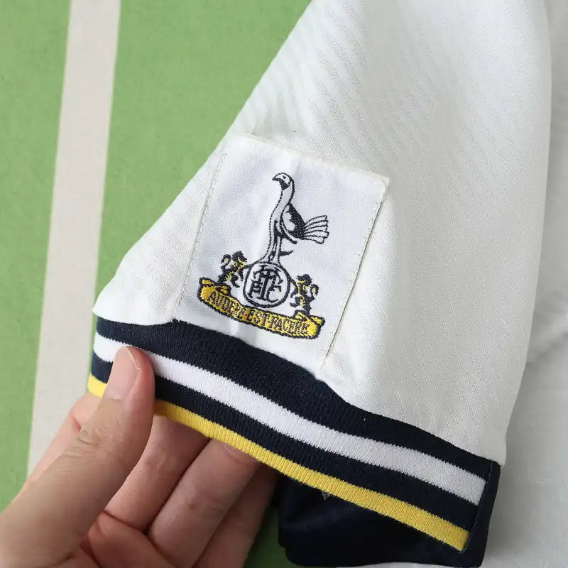 Tottenham Hotspur 1993-95 Home Retro Fan Jersey – White | Holsten | Classic Spurs 90s Premier League Shirt