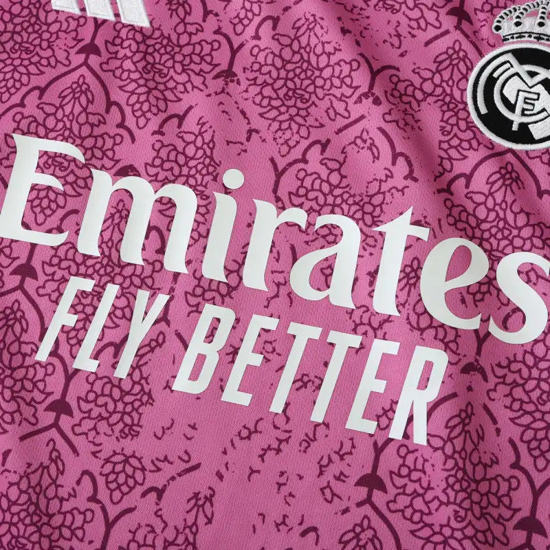 Real Madrid 2024/25 Pink Floral Pattern Concept Jersey – Islamic Art Adidas Fan Version