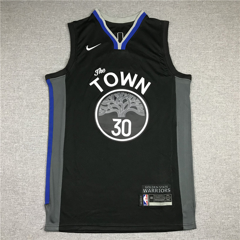 Stephen Curry #30 Golden State Warriors Nike Black "The Town" Oakland Oak Tree 2020-21 City Edition Swingman Jersey
