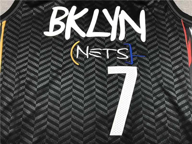 Men's Brooklyn Nets Kevin Durant Black 2020/21 Swingman Jerseys - City Edition
